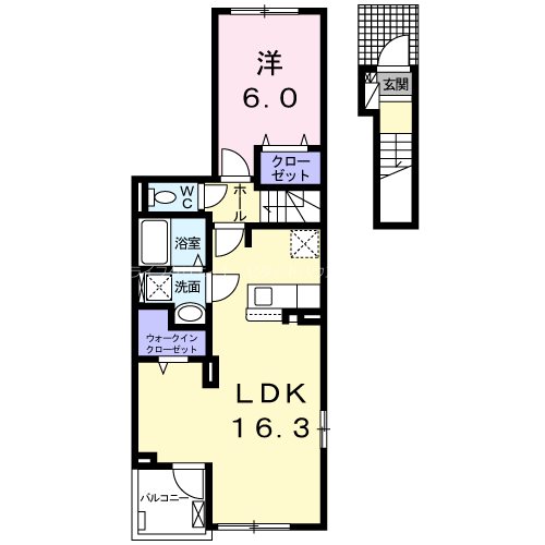 ネバーランドⅢ 間取り図