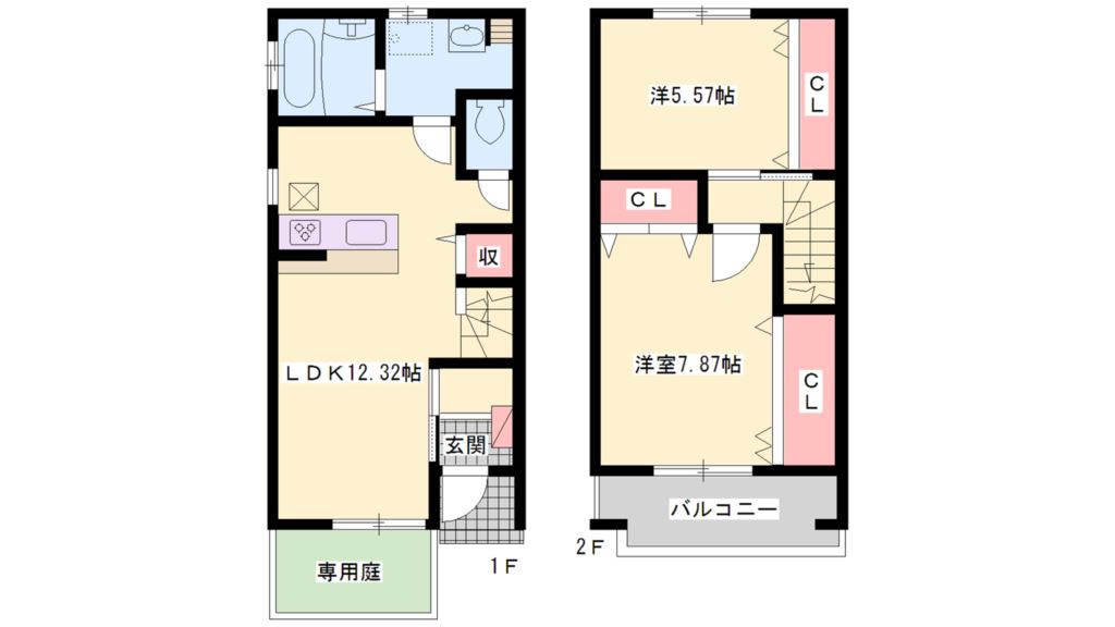 ベル　フルール 間取り図