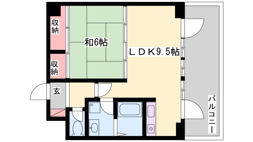 サンロイヤル新居壱番館 間取り図