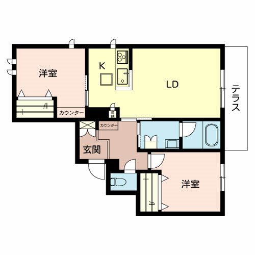 シャーメゾン稲美Ⅱ 間取り図