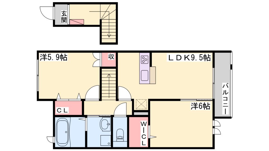 カーサフェリーチェ 間取り図