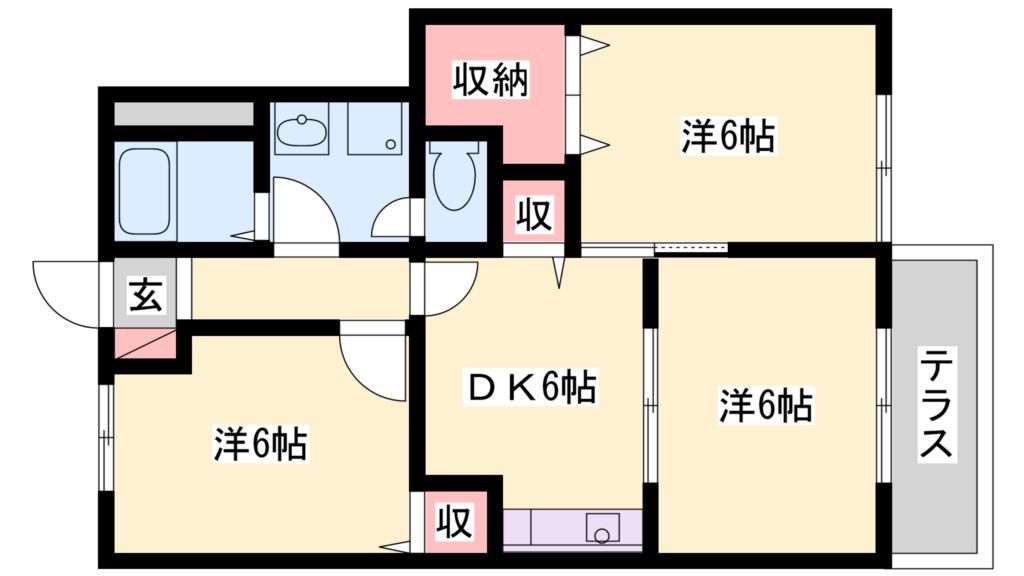 グリーンハイツ稲美野I 間取り図