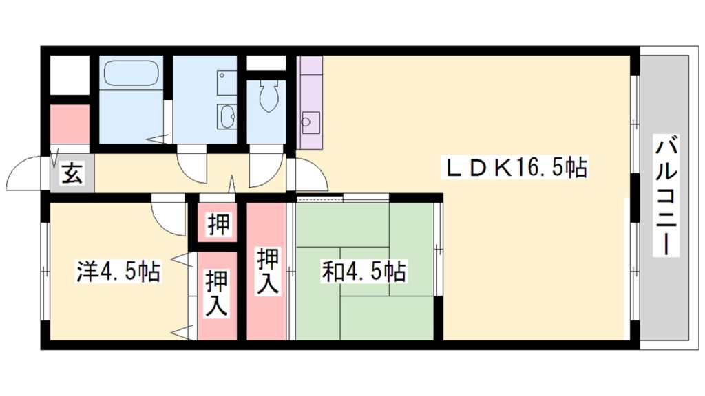 フォレスト壱番館 間取り図