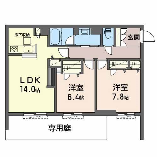 シャーメゾン　HARU 間取り図