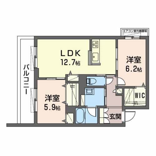 シャーメゾン　HARU 間取り図