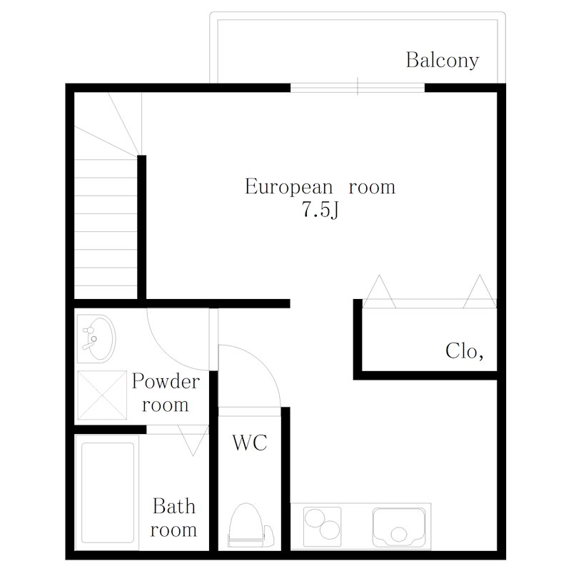 Adatto Le Casa  間取り図