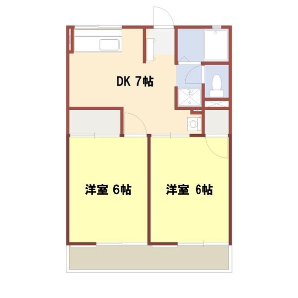 ハイツ木村 間取り図
