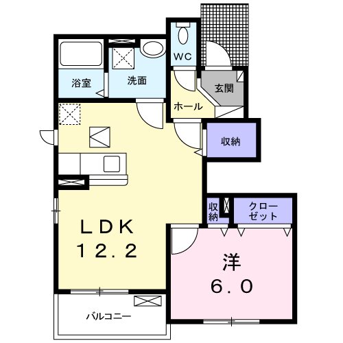 パン　リーヴル 間取り図