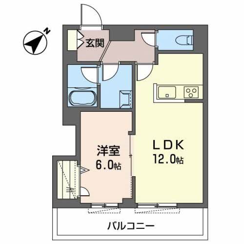 メゾン・ニューいろは 間取り図