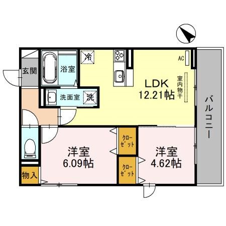 サニーコート 間取り図