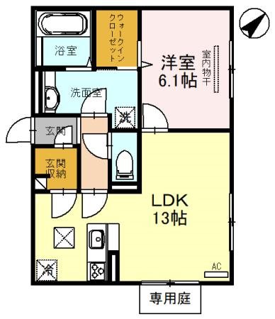リジェール加古川 間取り図