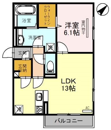 リジェール加古川 間取り図