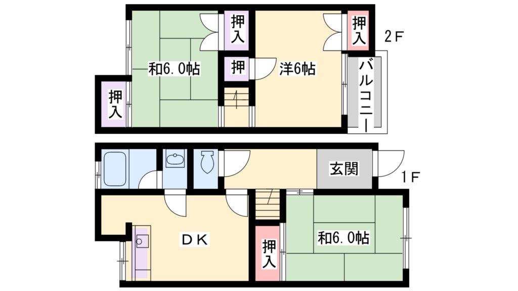 中島ヤングハイツ 間取り図