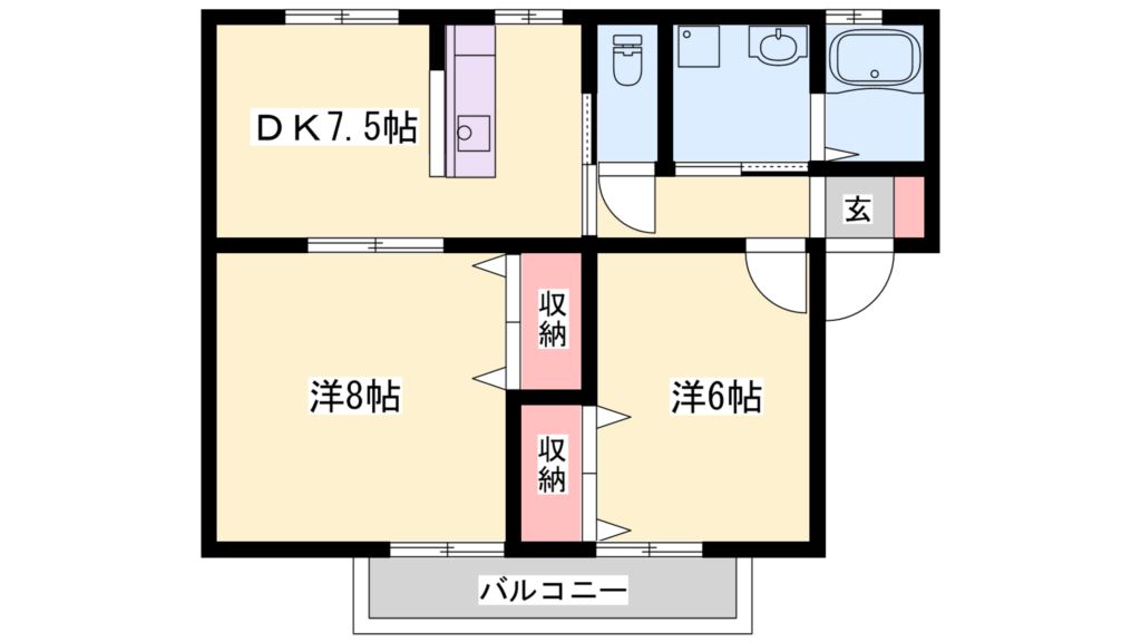 ディアコート 間取り図
