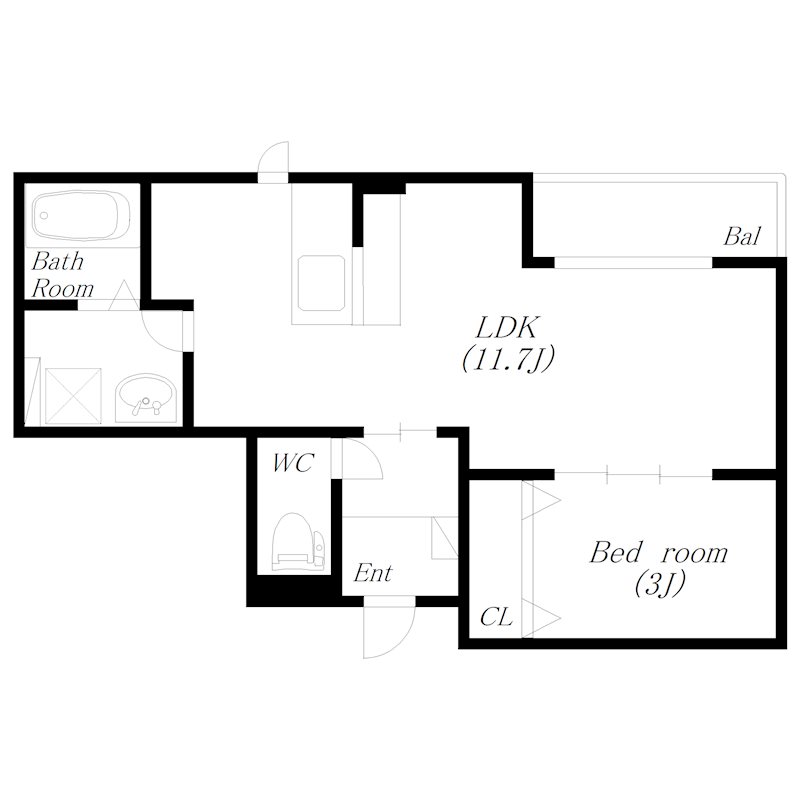 maison blanche（メゾン・ブラン） 間取り図