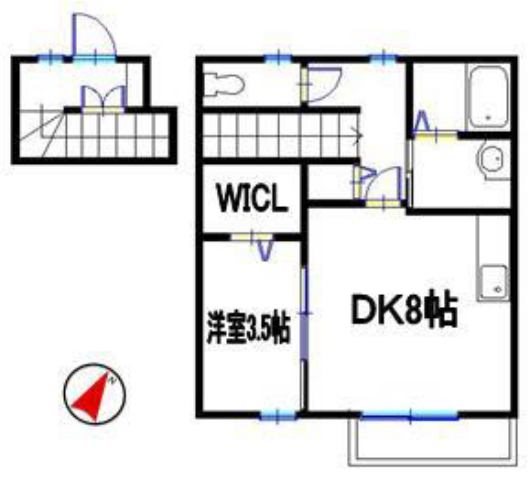 コンフォート新野辺　Ｃ棟 間取り図