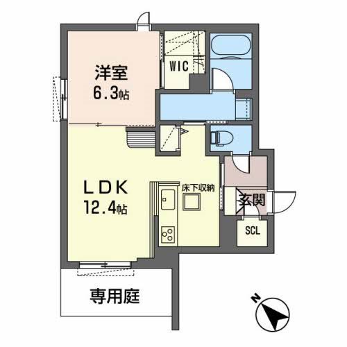 シャーメゾン・A-COOL 間取り図