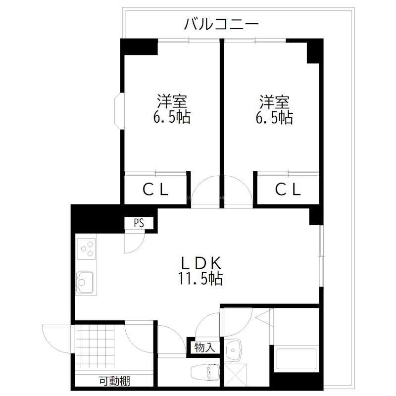 シャレード高砂 間取り図
