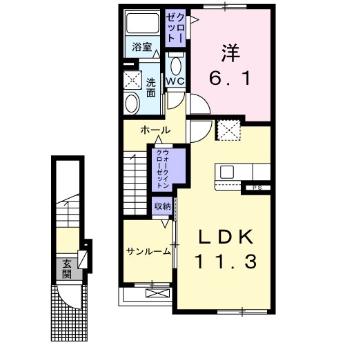 ベルオーブＲ 間取り図