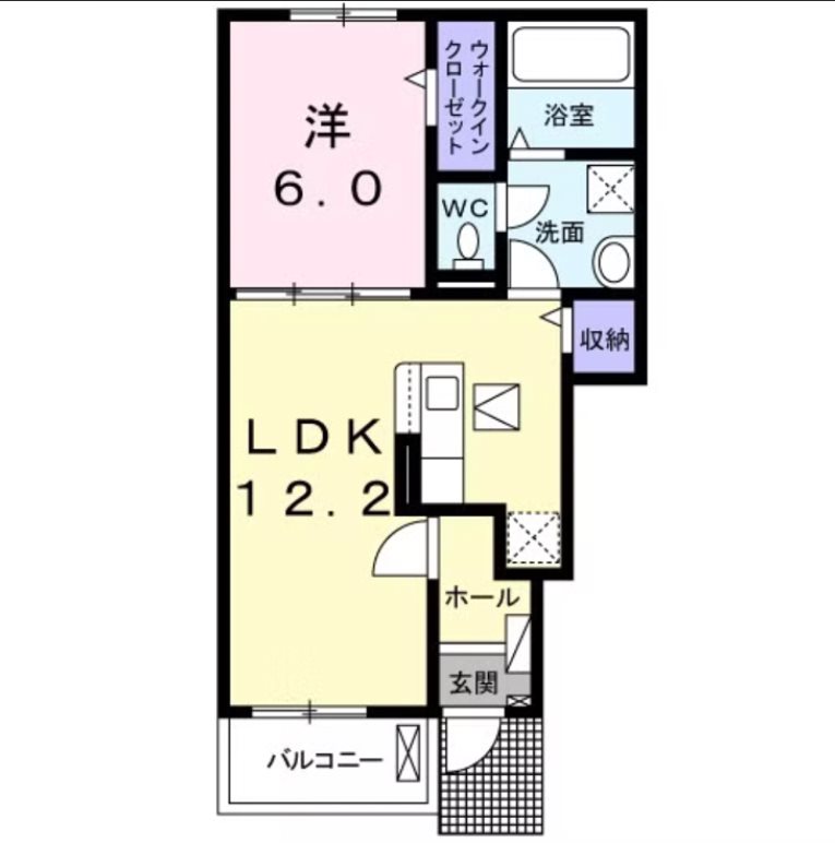 クリスタル・パレスⅡ 間取り図
