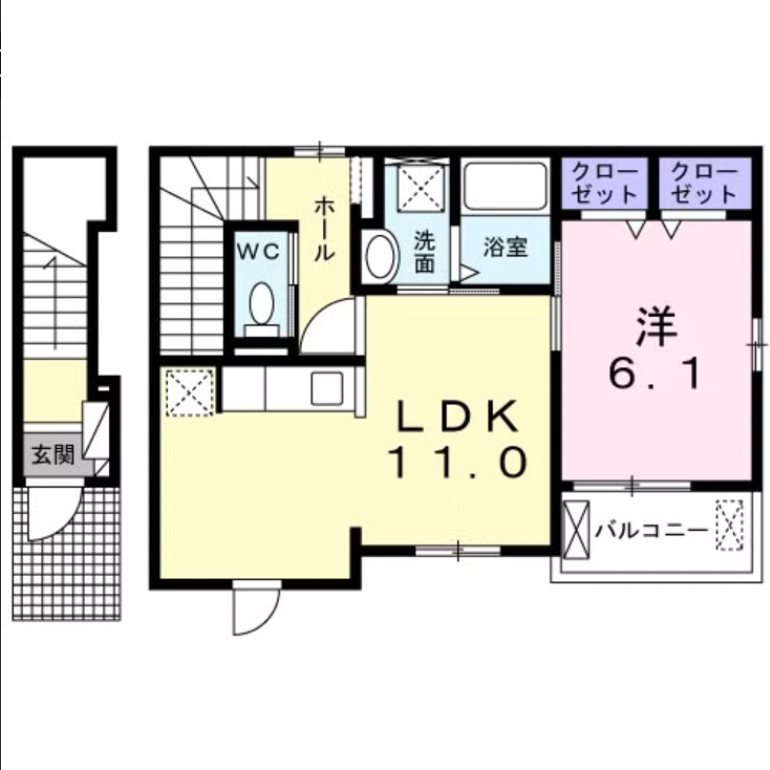 カームリー 間取り図