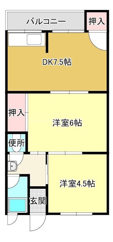 パールハイツ 間取り図