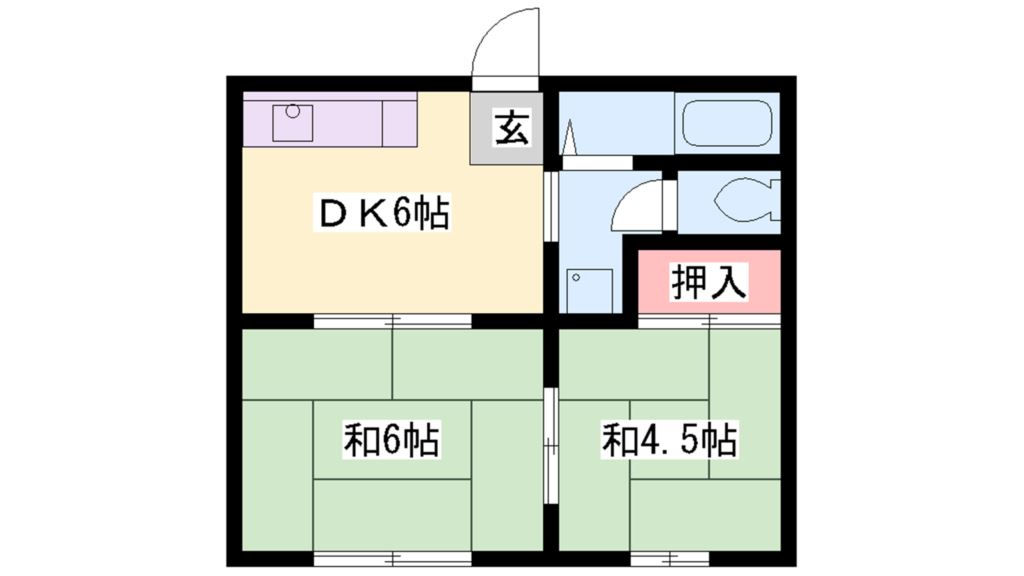 丸沢マンション 間取り図
