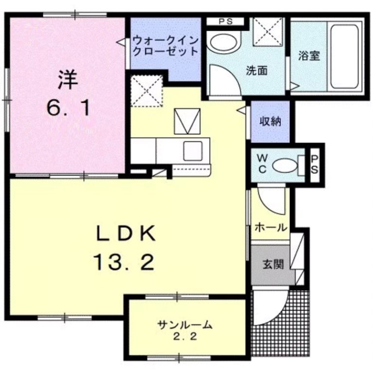 マジェスティⅡ 間取り図