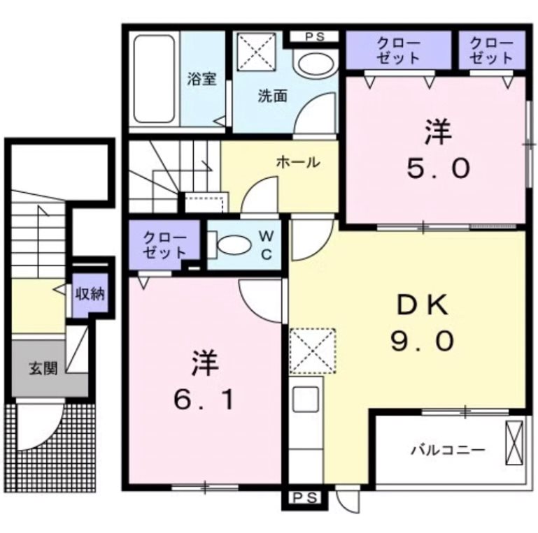マジェスティⅡ 間取り図