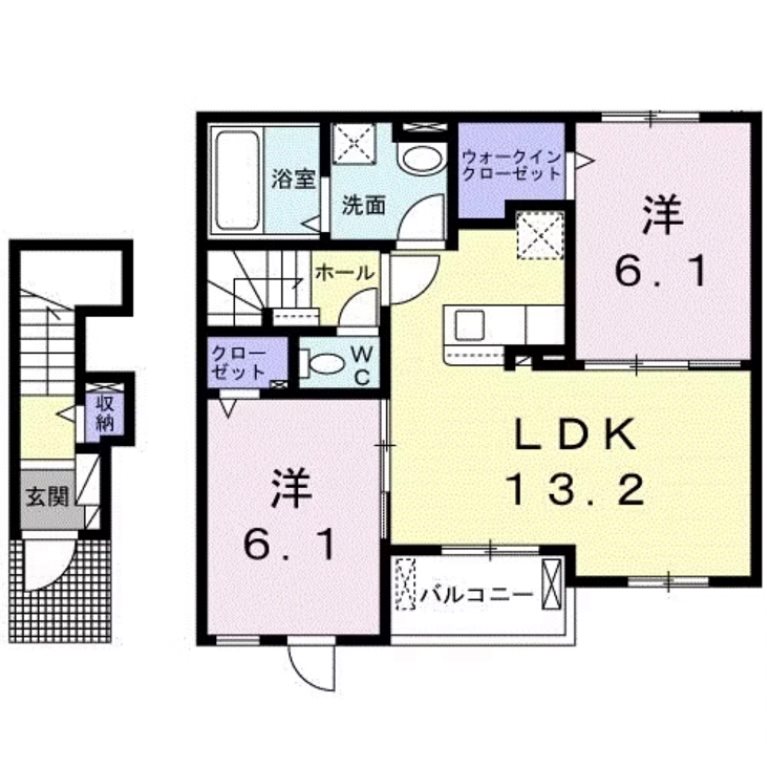 マジェスティⅡ 間取り図