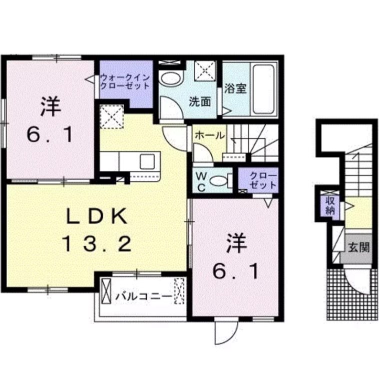 マジェスティⅡ 間取り図