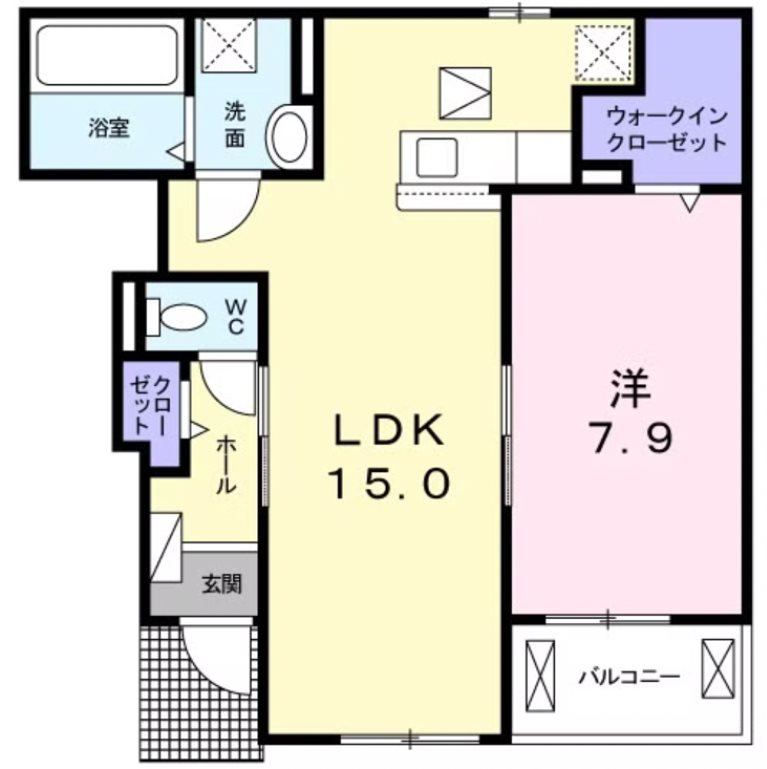 プレッソ　東加古川ⅢB 間取り図