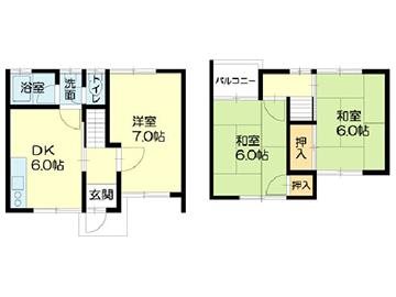 ２加古川ヤングハイツ 間取り図