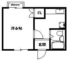 コーポイノウエ 間取り図