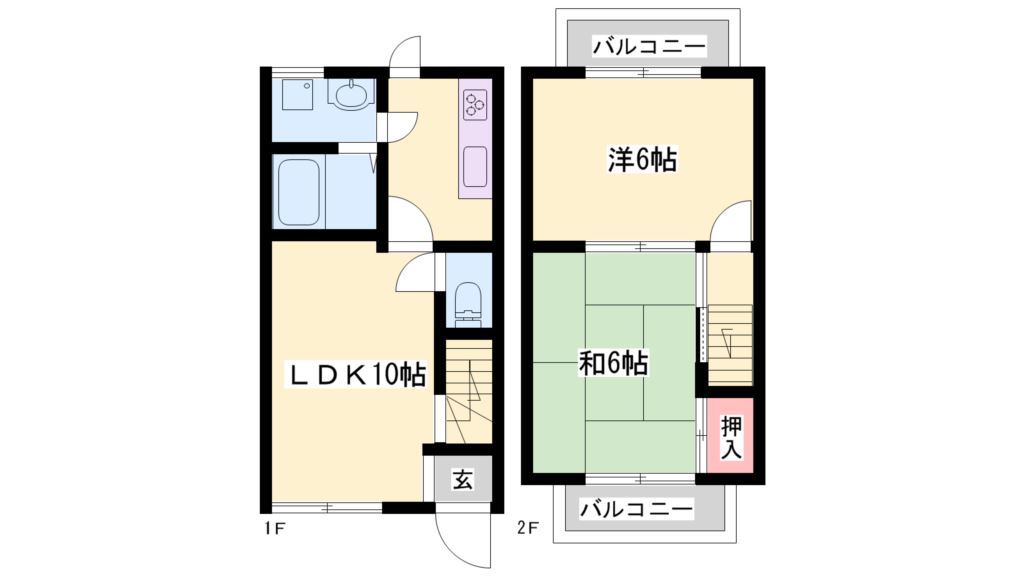 ハイツレザンⅡ 間取り図