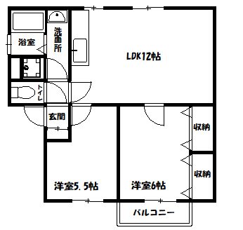 メゾン・ラ・フォーレ 間取り図