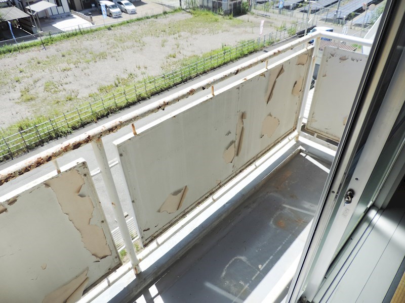 ビレッジハウス志方１号棟 ベランダ