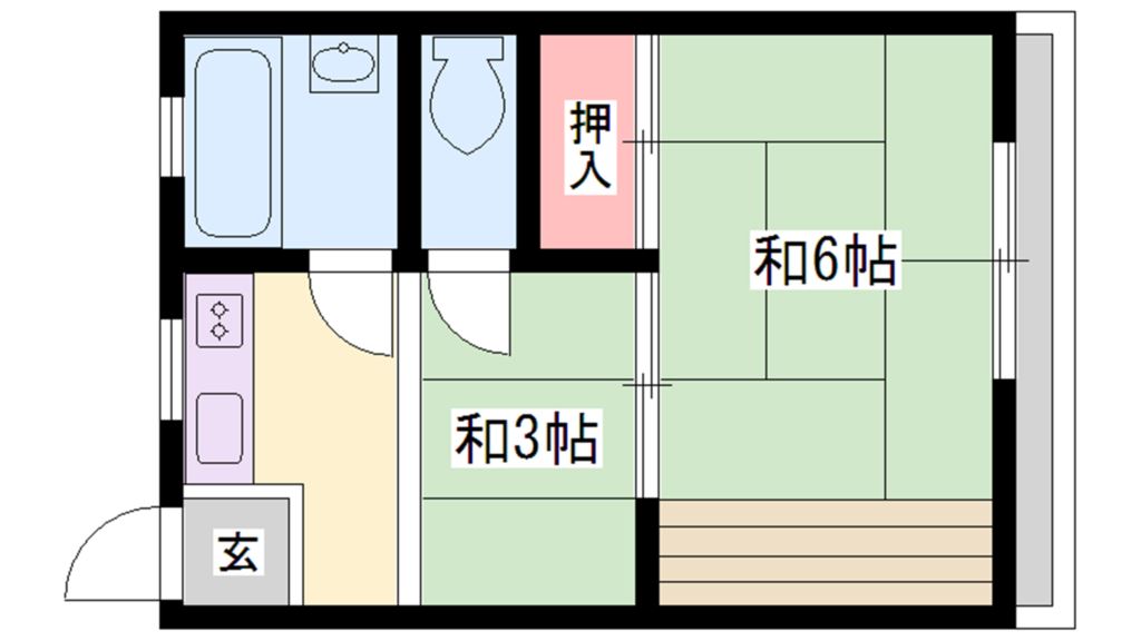 ＹＭコーポ 間取り図