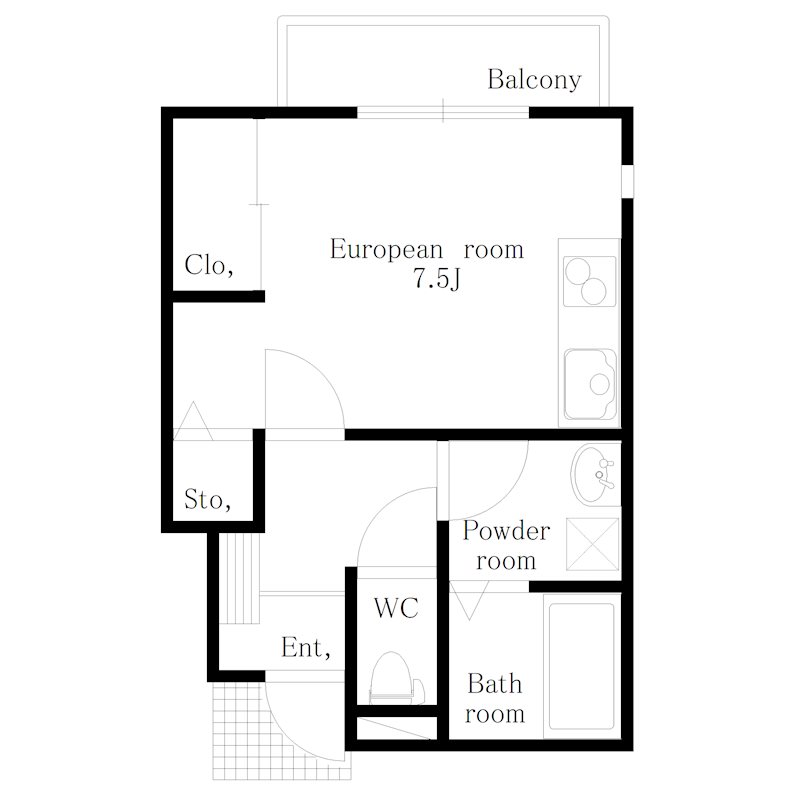 Adatto Le Casa 間取り図