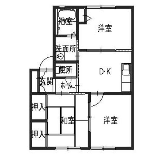 カサグランデＡ 間取り図