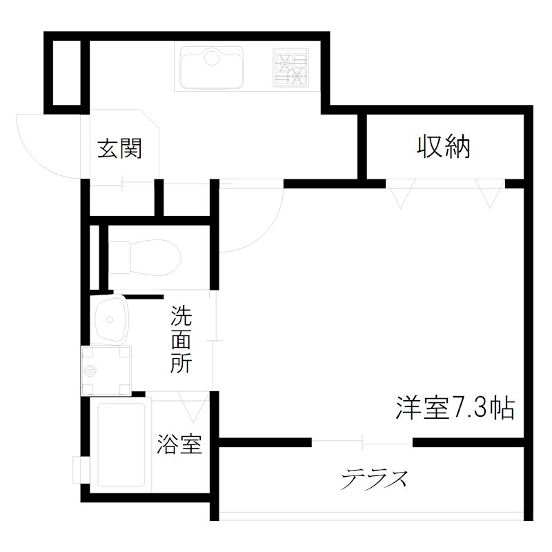 センチュリー粟津 間取り図
