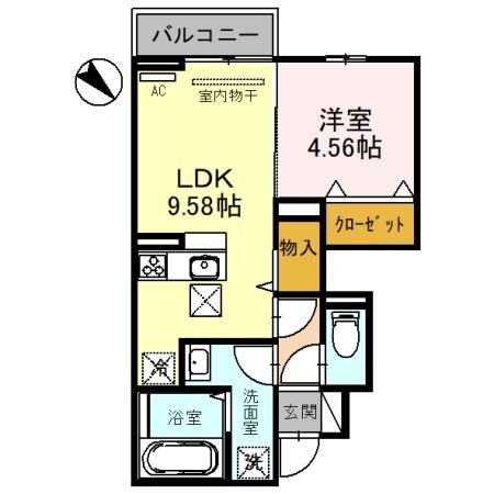 ドミールE 間取り図