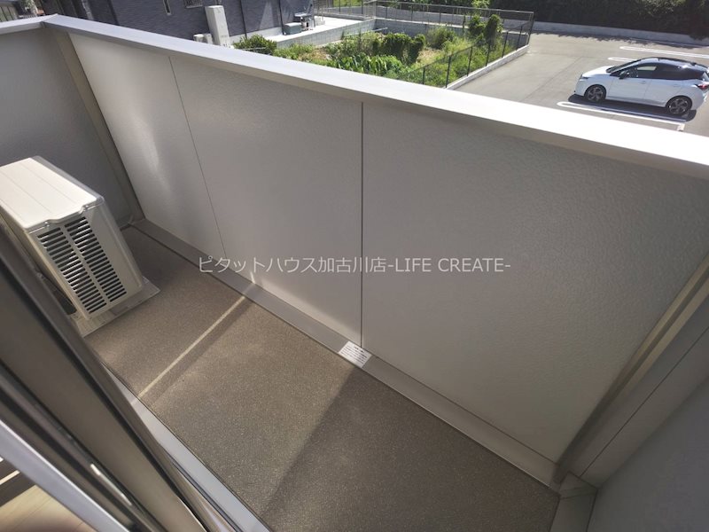 ドミールE ベランダ