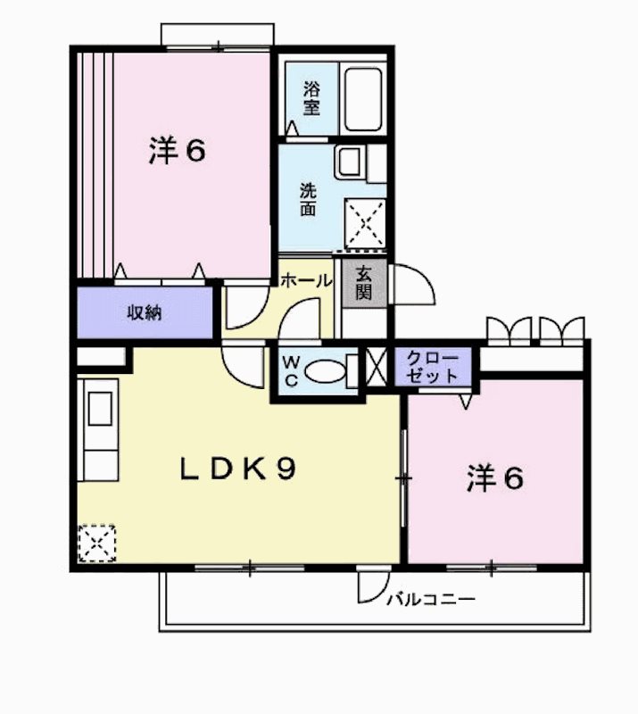 サンエイトＡ 間取り図