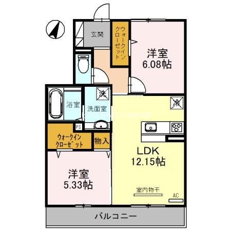 サニーコート粟津 間取り図