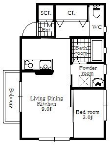 SEAウエストⅡ 間取り図