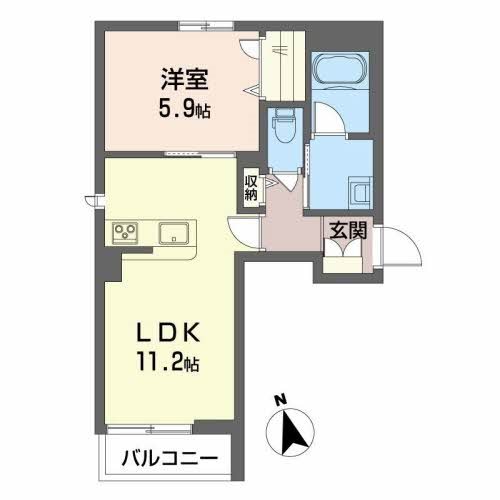 メゾン・グッドライン王子 間取り図