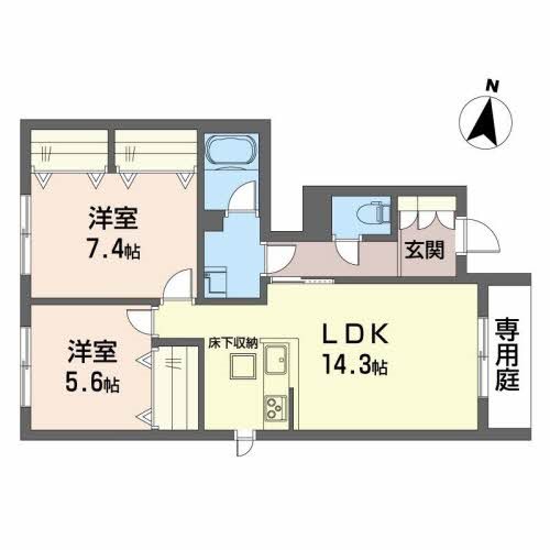 シャーメゾン早春花 間取り図