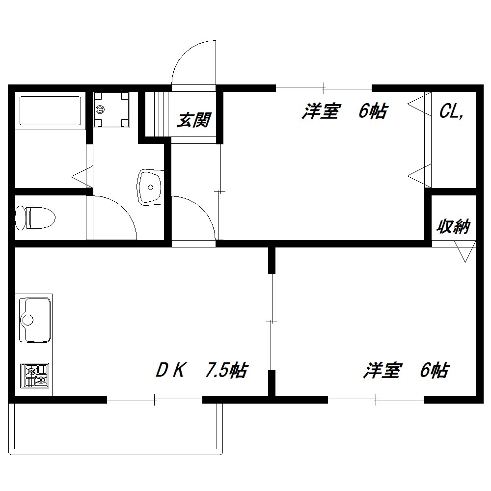 エスポワールメゾンＢ 間取り図