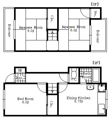 尾上町戸建 間取り図